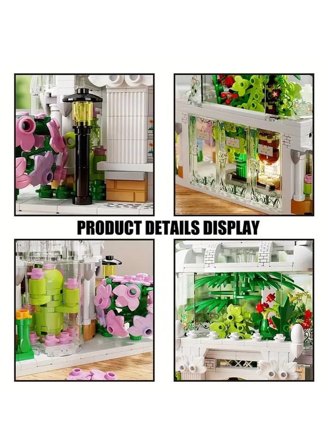 TYCOLE T2069 Flower Shop Building Blocks Set 597pcs Educational Toy City Street Scene Gift - Image 5